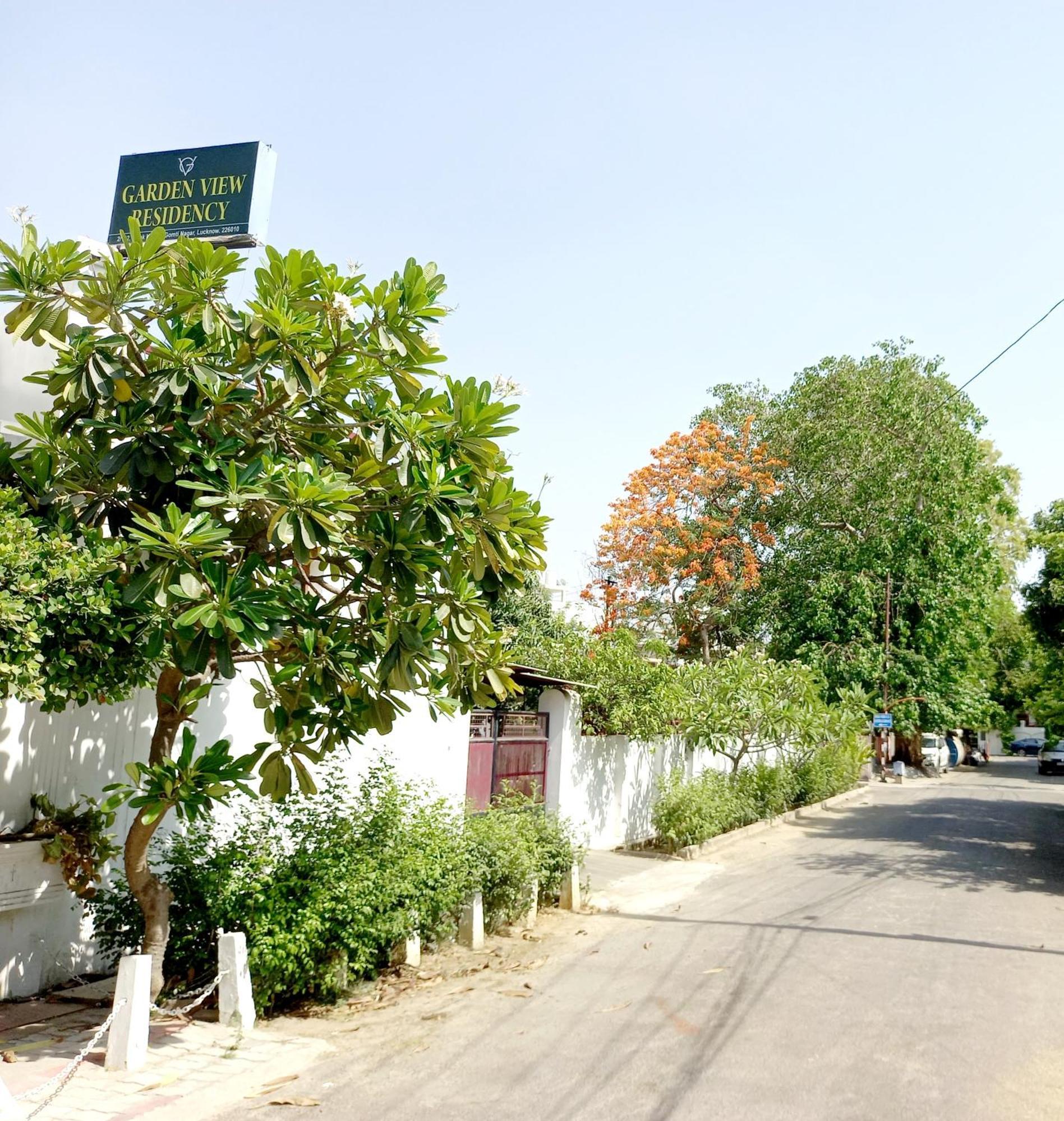 Garden View Residency Bed & Breakfast Lucknow Exterior foto